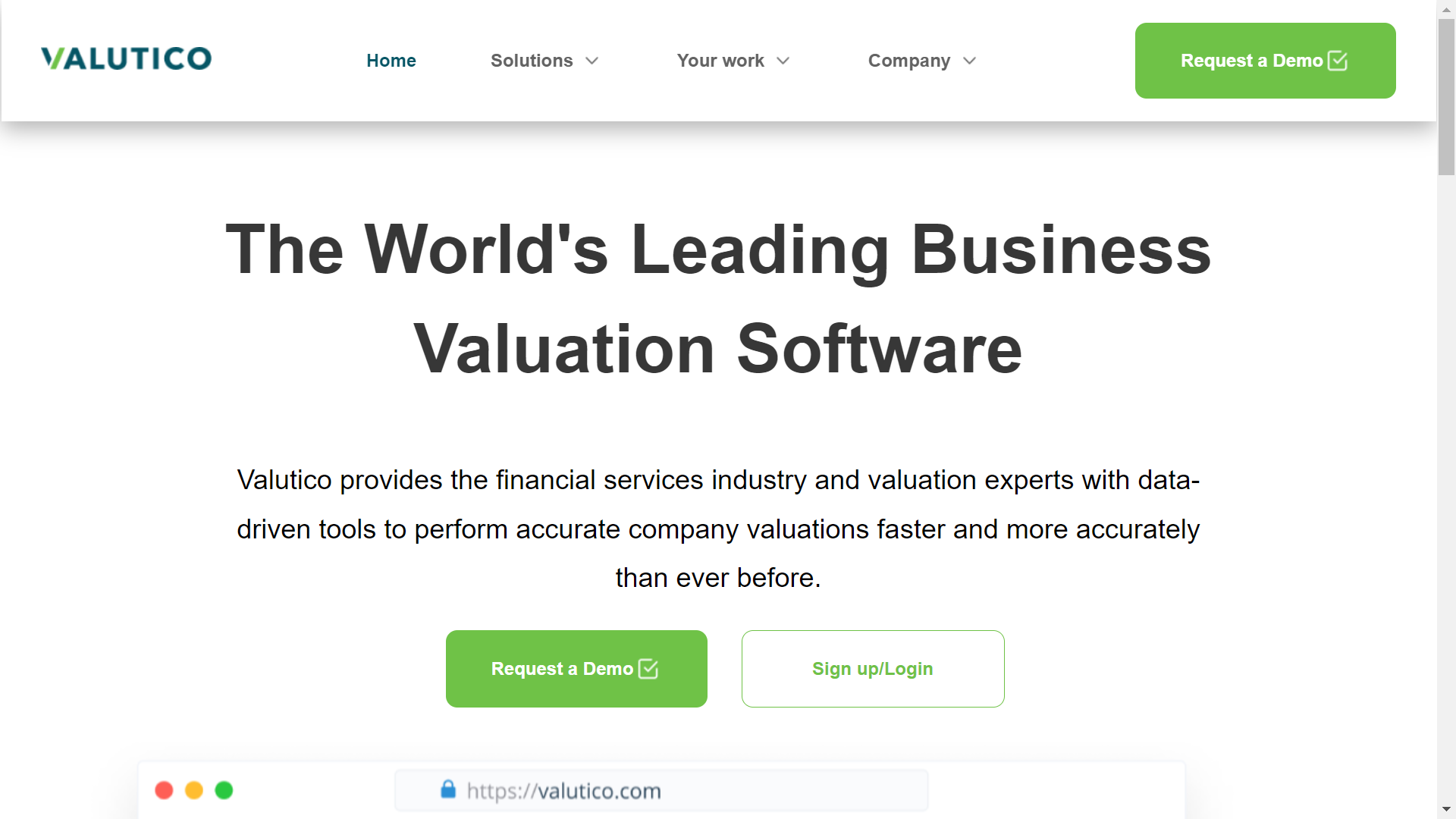 Valutico project